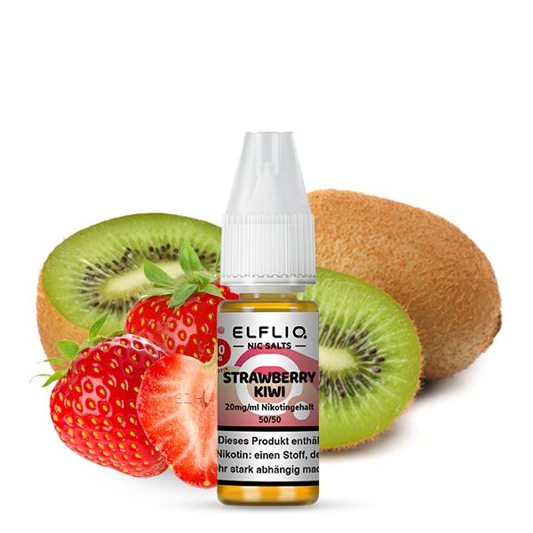 ELFBAR ELFLIQ - Strawberry Kiwi Nikotinsalz Liquid