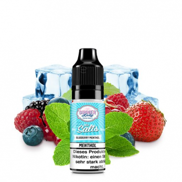 Dinner Lady - Blueberry Menthol Nikotinsalz Liquid