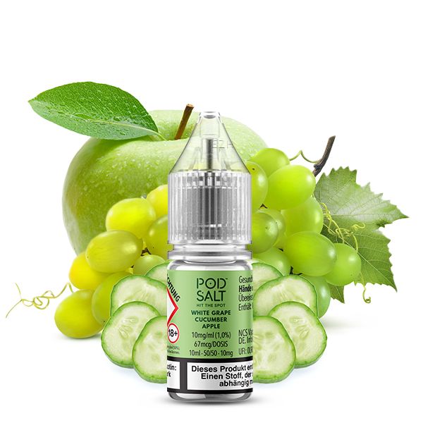 Pod Salt X - White Grape Cucumber Apple Nikotinsalz Liquid