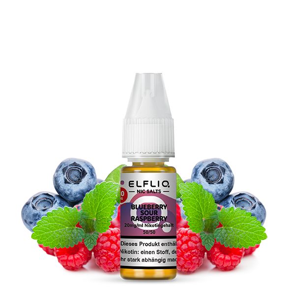 ELFBAR ELFLIQ - Blueberry Sour Raspberry Nikotinsalz Liquid