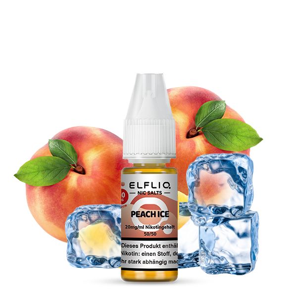 ELFBAR ELFLIQ - Peach Ice Nikotinsalz Liquid