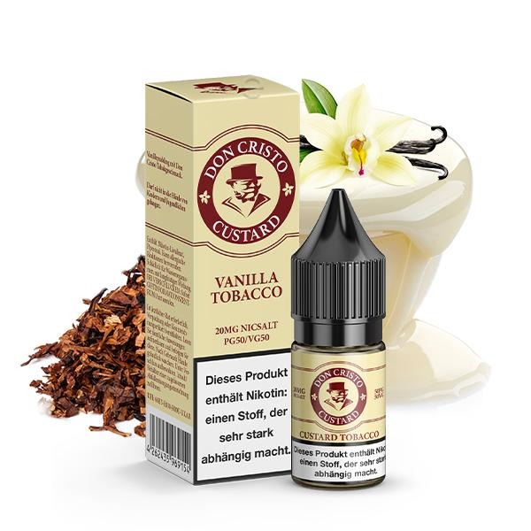 Don Cristo - Custard Vanilla Tobacco Nikotinsalz Liquid 10ml