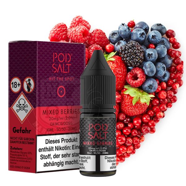 Pod Salt - Mixed Berries Nikotinsalz Liquid