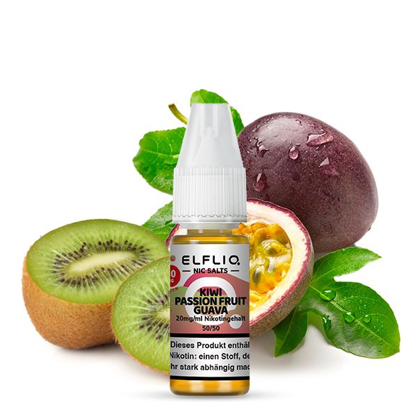 ELFBAR ELFLIQ - Kiwi Passion Fruit Guava Nikotinsalz Liquid