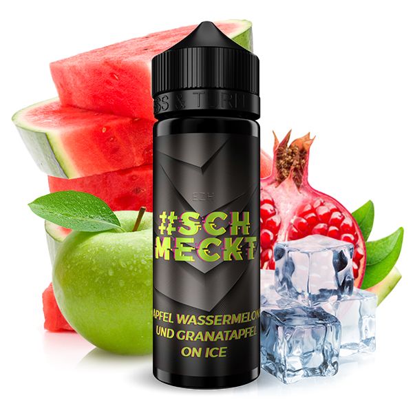 #Schmeckt - Apfel, Wassermelone und Granatapfel on Ice Aroma 10ml