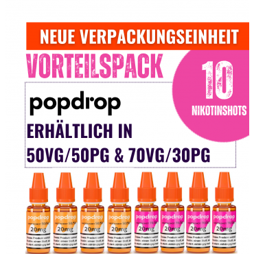 POPDROP Nikotinshot / Nikotinbooster - Vorteilspack