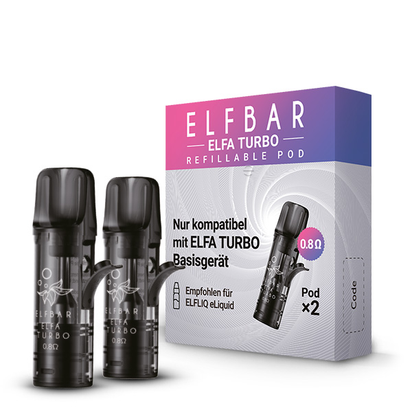 Elfbar Elfa Turbo Refillable Pod - 2er Packung