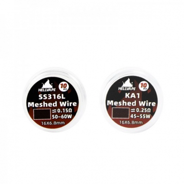 Hellvape SS316L / KA1 Meshed Wire - 10 Stück