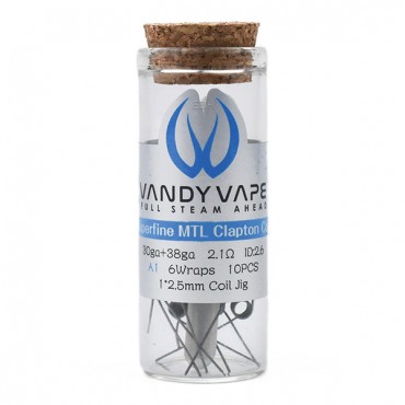 Vandy Vape Prebuilt Superfine MTL Fused Clapton Coils