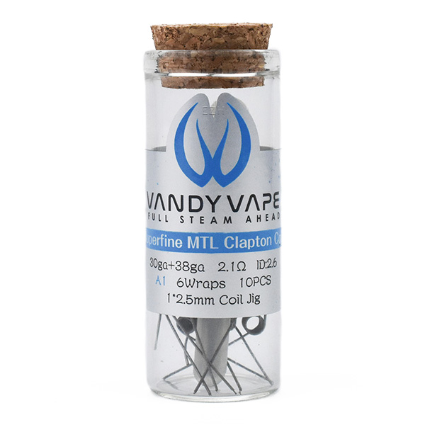 Vandy Vape Prebuilt Superfine MTL Fused Clapton Coils