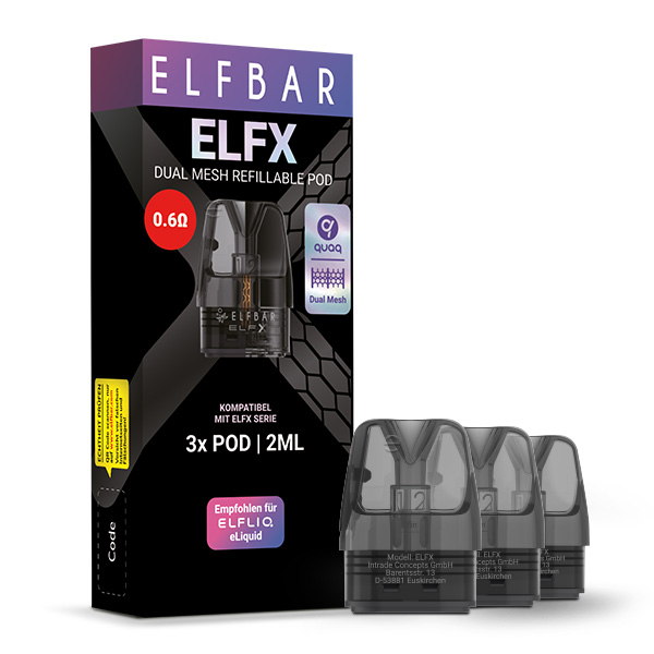 Elfbar ELFX Refillable Pod - 3er Packung