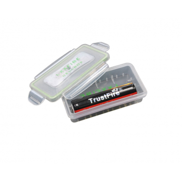 Wasserdichte Plastikbox für 2X 18650 o. 4X 18350